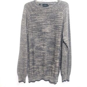 Rodd & Gunn Mens Size 2XL Tight Knit Sweater Raglan Long Sleeves Crew Neck Gray